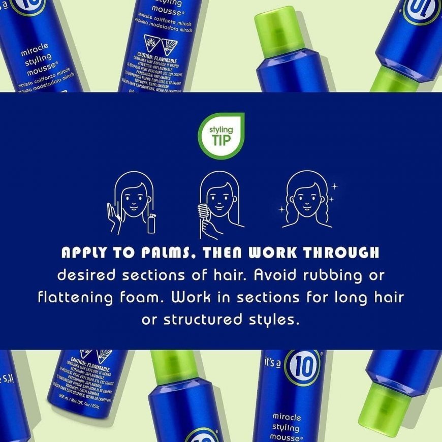 It's a 10, Miracle, Hair Styling Foam, For Volume, Medium Hold, 262 ml – 2