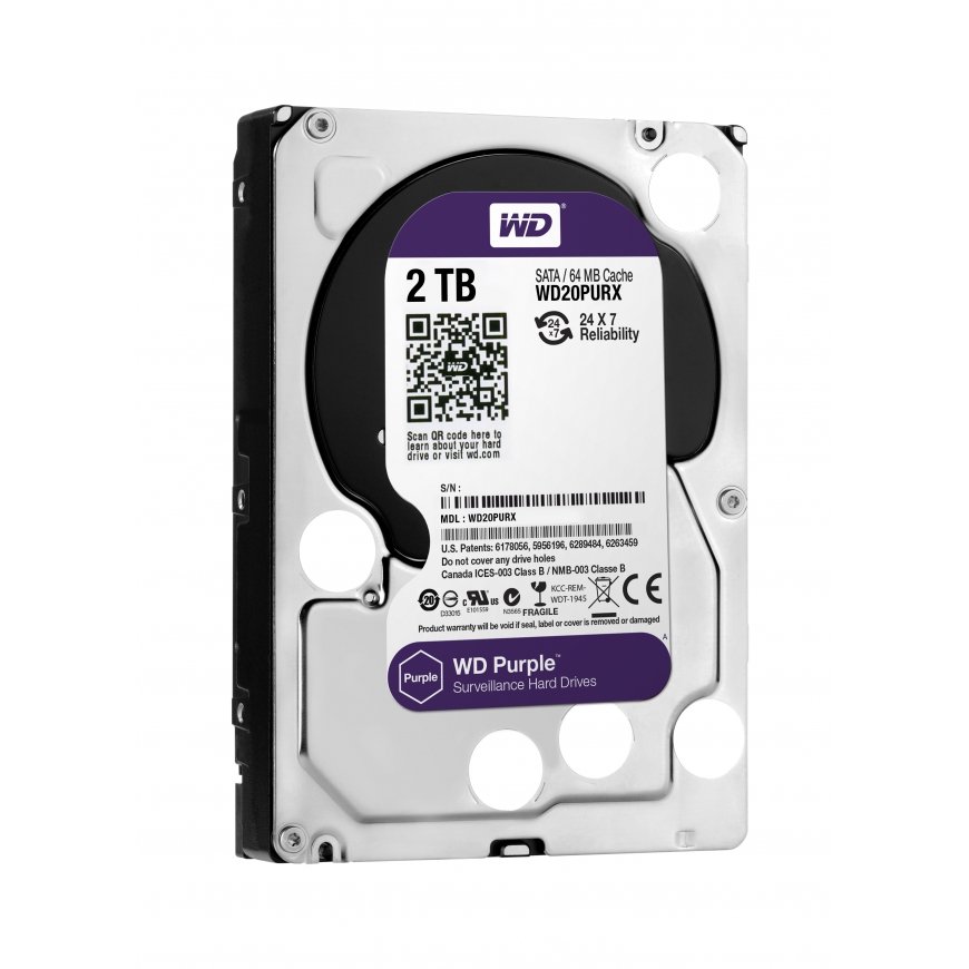 Western Digital Purple 3.5" 2 TB Jada ATA III – 2