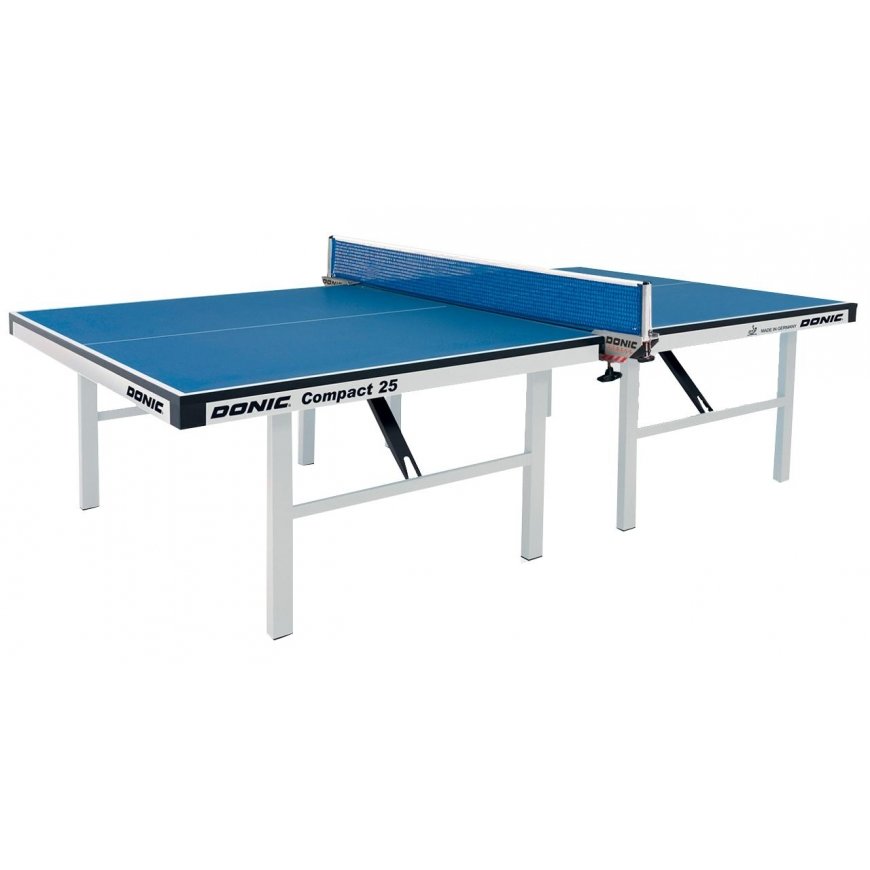 Blue Mėlyna Teniso stalas indoor 25mm Compact 25 ITTF Mėlyna +2dėžės