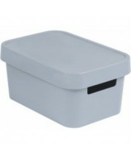 Infinity Recycled 4,5L 27x19x12cm grey