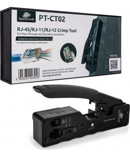 Spacetronik supplies crimp RJ45/RJ12/RJ11 PT-CT02