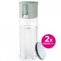 Drinking bottle filter bottle brita vital pastelowa green 2 disks Drinking bottle filter bottle brita vital pastelowa green 2 disks
