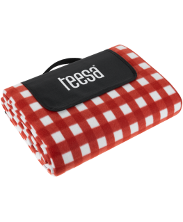 Koc mata piknikowa with insulation 200x300 cm TEESA - red check