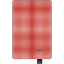 Koc mata piknikowa with insulation 200x300 cm TEESA - red check