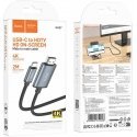 Adapter Hoco UA27 USB-C to HDMI gray Adapter Hoco UA27 USB-C to HDMI gray