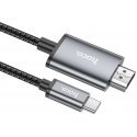 Adapter Hoco UA27 USB-C to HDMI gray Adapter Hoco UA27 USB-C to HDMI gray