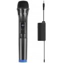 Wireless dynamic microphone UHF PULUZ PU628B 3.5mm (juodas) Wireless dynamic microphone UHF PULUZ PU628B 3.5mm (juodas)