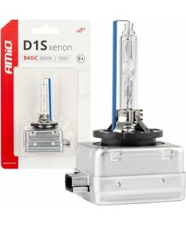 Żarówka xenonowa żarnik xenon d1s 35w 8000k basic blister amio-03865