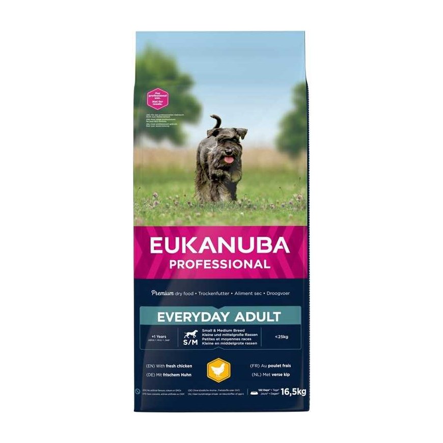 Eukanuba Euk Everyday Adult Small & Medium 16.5kg