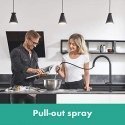 Kitchen faucet with pull-out hose Hansgrohe Talis M54 72800670 Kitchen faucet with pull-out hose Hansgrohe Talis M54 72800670