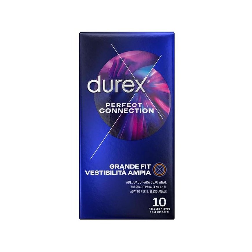 DUREX PERFECT CONNECTION SILICONE EXTRA LUBRICATION 10 UNITS