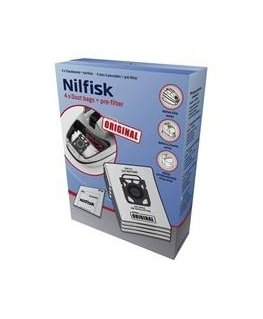 Nilfisk 107407940 putekļsūcēju aksesuārs un piederums Cilindra putekļsūcējs Putekļu maiss