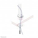 Neomounts FPMA-D960GROMMET monitora stiprinājums un statīvs 76,2 cm (30") Melns Galds Neomounts FPMA-D960GROMMET monitora stiprinājums un statīvs 76,2 cm (30") Melns Galds