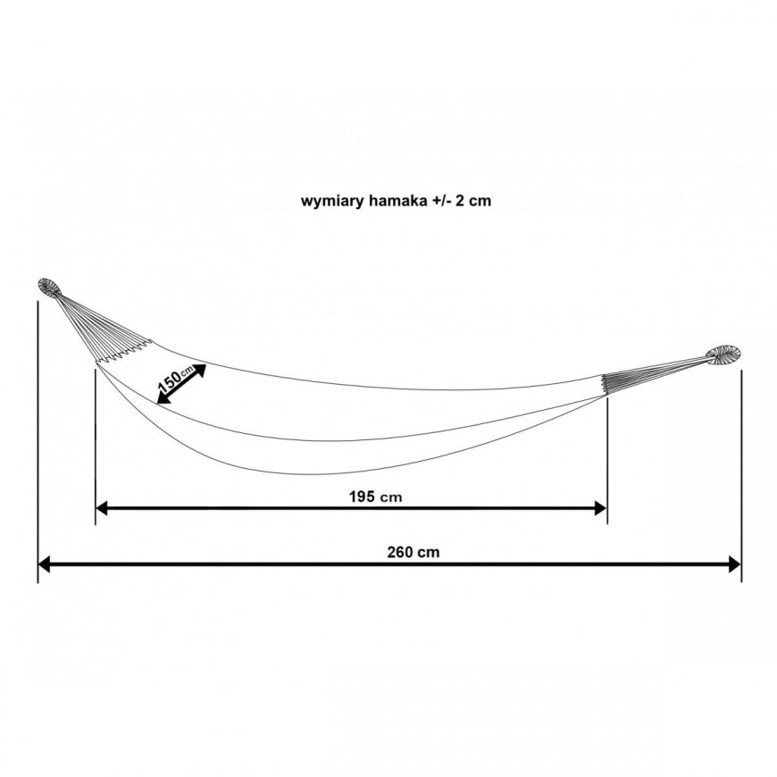 Royokamp Classic 2-person hammock, 200 x 150 cm – 2