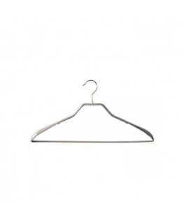 Clothes Hanger Steel|Vinyl Non Slip Sliver Luxury 45cm silver