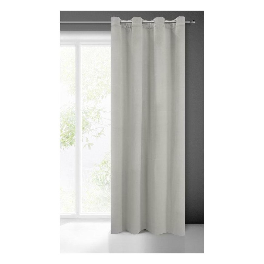 Night curtains Eurofirany Milo, silver, 140x250 cm – 5