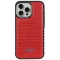 Dėklas Audi Synthetic Leather MagSafe iPhone 15 Pro 6.1" raudona/red hardcase AU-TPUPCMIP15P-GT/D3-RD Dėklas Audi Synthetic Leather MagSafe iPhone 15 Pro 6.1" raudona/red hardcase AU-TPUPCMIP15P-GT/D3-RD