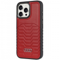 Case Audi Synthetic Leather MagSafe iPhone 15 Pro 6.1" red/red hardcase AU-TPUPCMIP15P-GT/D3-RD Case Audi Synthetic Leather MagSafe iPhone 15 Pro 6.1" red/red hardcase AU-TPUPCMIP15P-GT/D3-RD