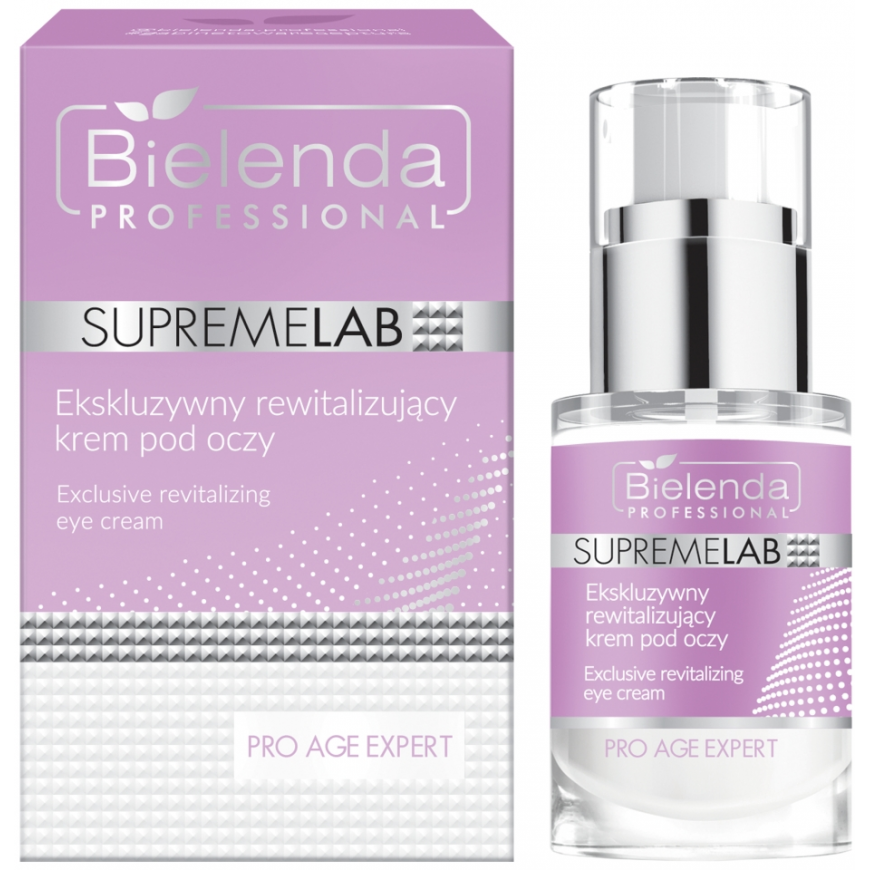 Bielenda Professional Bielenda SupremeLab Pro Age Expert išskirtinis atgaivinantis paakių kremas 15ml – 2