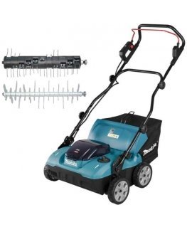 Makita UV001GZ Cordless scarifier 40Vmax, XGT, BL-motor, working width 38cm, collection capacity 50L