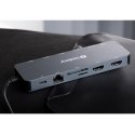 Sandberg 136-45 dokstacija Dok-ligzda USB Veids-C Alumīnijs Sandberg 136-45 dokstacija Dok-ligzda USB Veids-C Alumīnijs