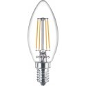 Philips Kaitinamoji žvakė skaidri, 40 W B35 E14 x4 Philips Kaitinamoji žvakė skaidri, 40 W B35 E14 x4