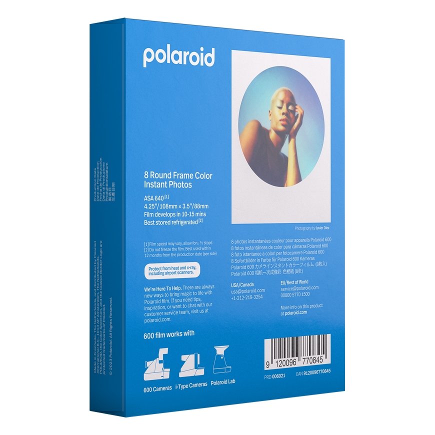 Polaroid Color Film For 600 Round Frame – 4