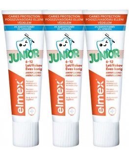 Elmex Junior Trio Toothpaste (3 pcs) - Children's toothpaste