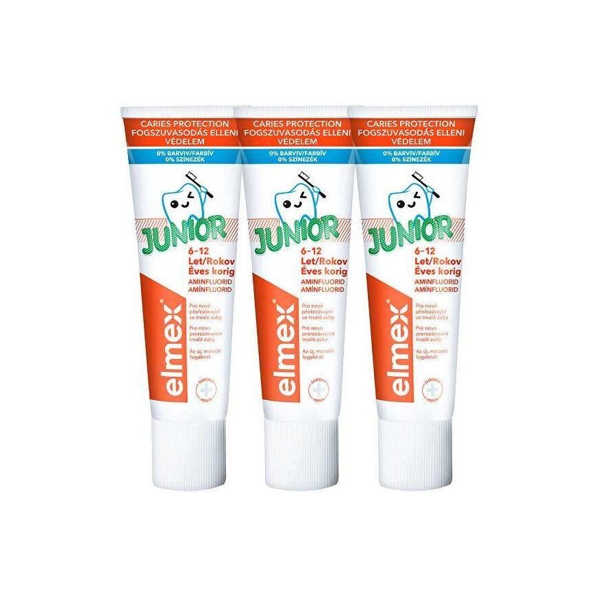 Elmex Junior Trio Toothpaste (3 pcs)