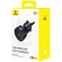 Car holder Baseus MagPro with induction charger 15W Qi2.0 (black)