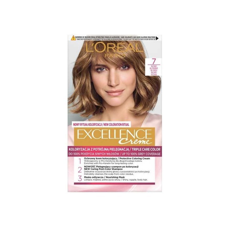 L'Oreal Excellence Creme farba do włosów 7 Blond