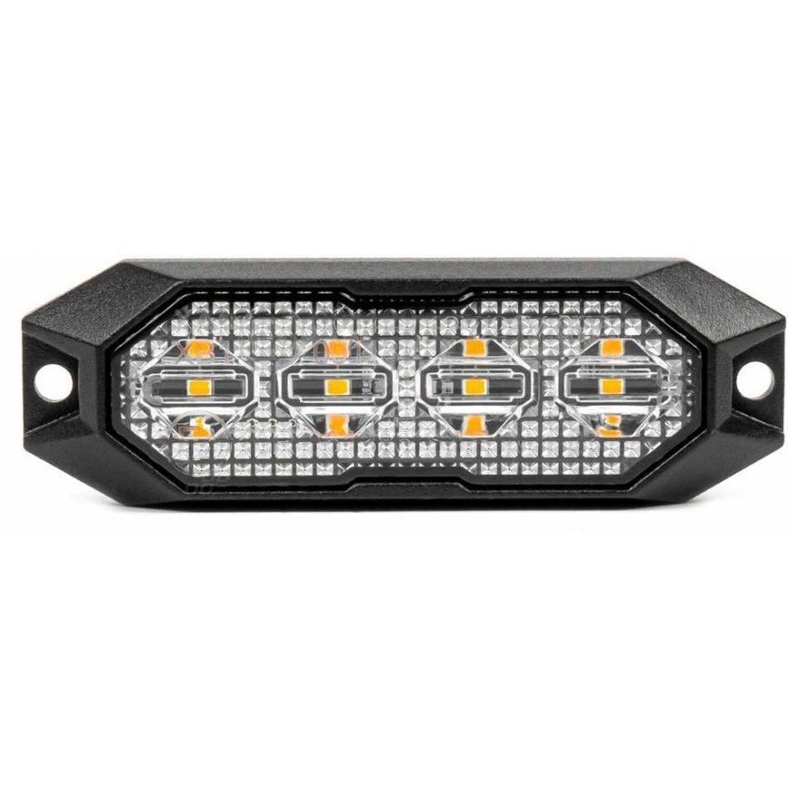 AMiO Lampa błyskowa ostrzegawcza plaska 4x3w