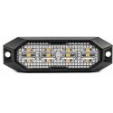 Lampa błyskowa ostrzegawcza plaska 4x3w led r65 r10 12v 24v amio-03929 Lampa błyskowa ostrzegawcza plaska 4x3w led r65 r10 12v 24v amio-03929
