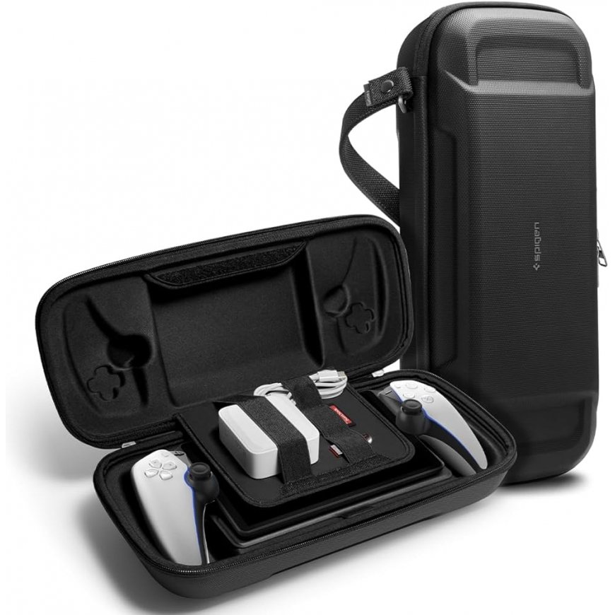 Spigen Rugged Armor PRO Playstation Portal czarny|black AFA07236 – 2