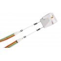 Polaroid Camera Strap Flat Rainbow White