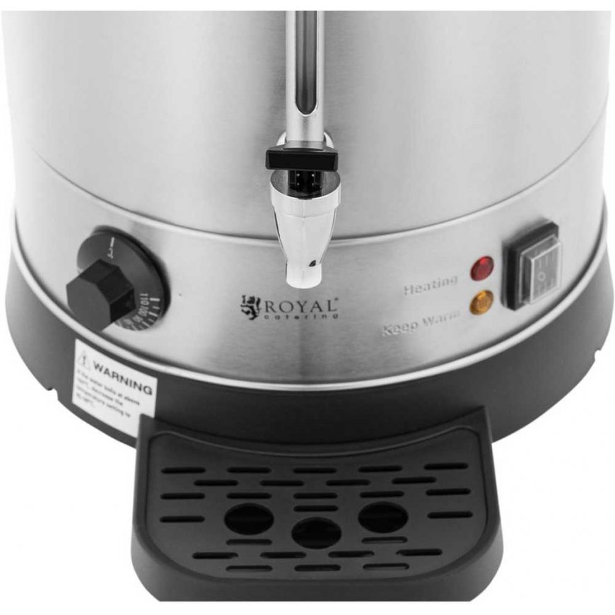 Royal Catering Warnik podgrzewacz do wody with double walls and ociekaczem 19.7 L 2500 W silver – 3