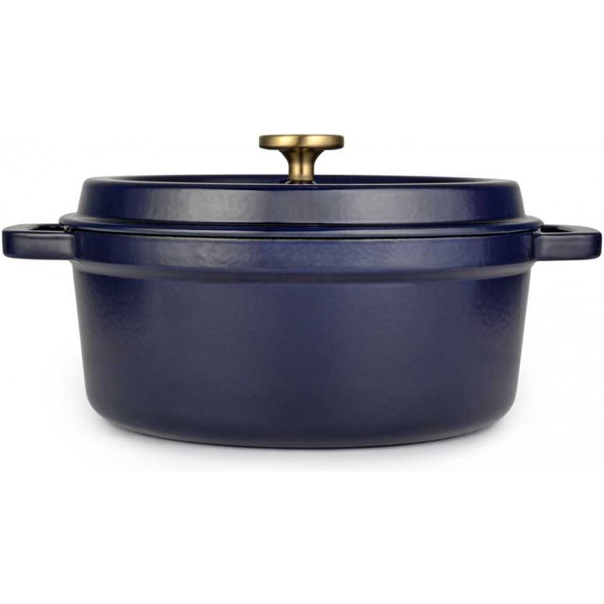 Zyle Round enameled cast iron pot ZY01BLKI, 5l – 2