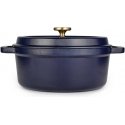 Zyle Round enameled cast iron pot ZY01BLKI, 5l Zyle Round enameled cast iron pot ZY01BLKI, 5l