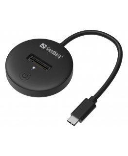 Sandberg 136-47 HDD/SSD dokstacija USB Veids-C Melns