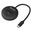 Sandberg 136-47 HDD/SSD dokstacija USB Veids-C Melns Sandberg 136-47 HDD/SSD dokstacija USB Veids-C Melns