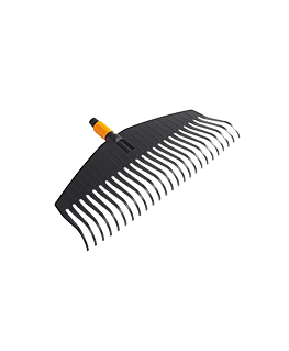 Leaf Rake with handle orange 45cm (20 tines)