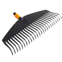 Leaf Rake with handle orange 45cm (20 tines) Leaf Rake with handle orange 45cm (20 tines)