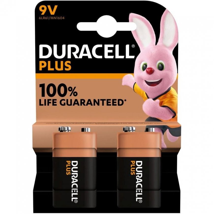 Duracell 1x2 Duracell Plus 9V-Block MN1640