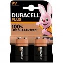1x2 Duracell Plus 9V-Block MN1640 6LR61 1x2 Duracell Plus 9V-Block MN1640 6LR61