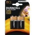 1x2 Duracell Plus 9V-Block MN1640 6LR61 1x2 Duracell Plus 9V-Block MN1640 6LR61