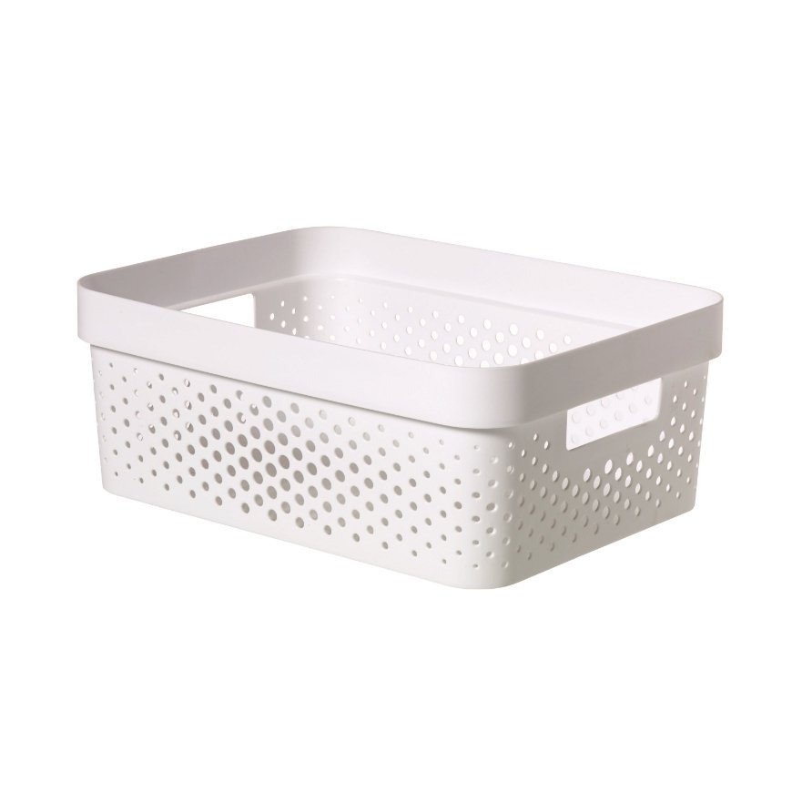Box Infinity Recycled 11L 36x27x14cm white – 2