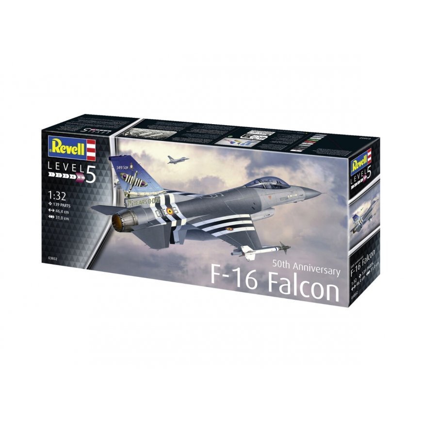 Plastic model Airplane 50TH Anniversary F-16 Falcon 1/32 – 2