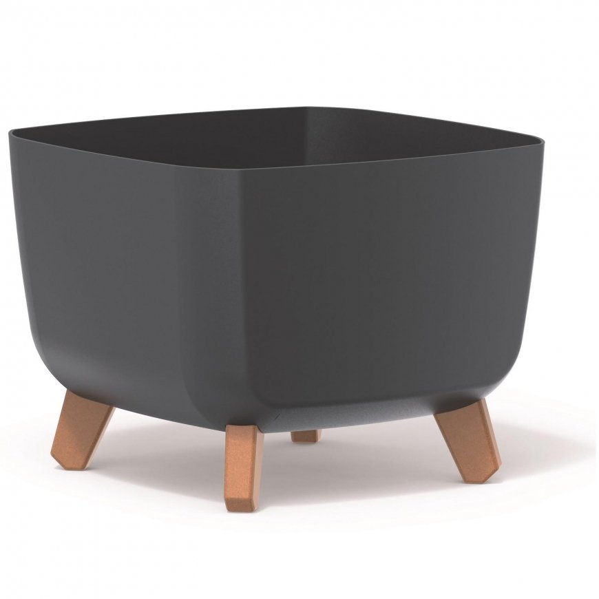 Prosperplast POT GRACIA SQUARE 29x29CM ANTHRACITE – 3