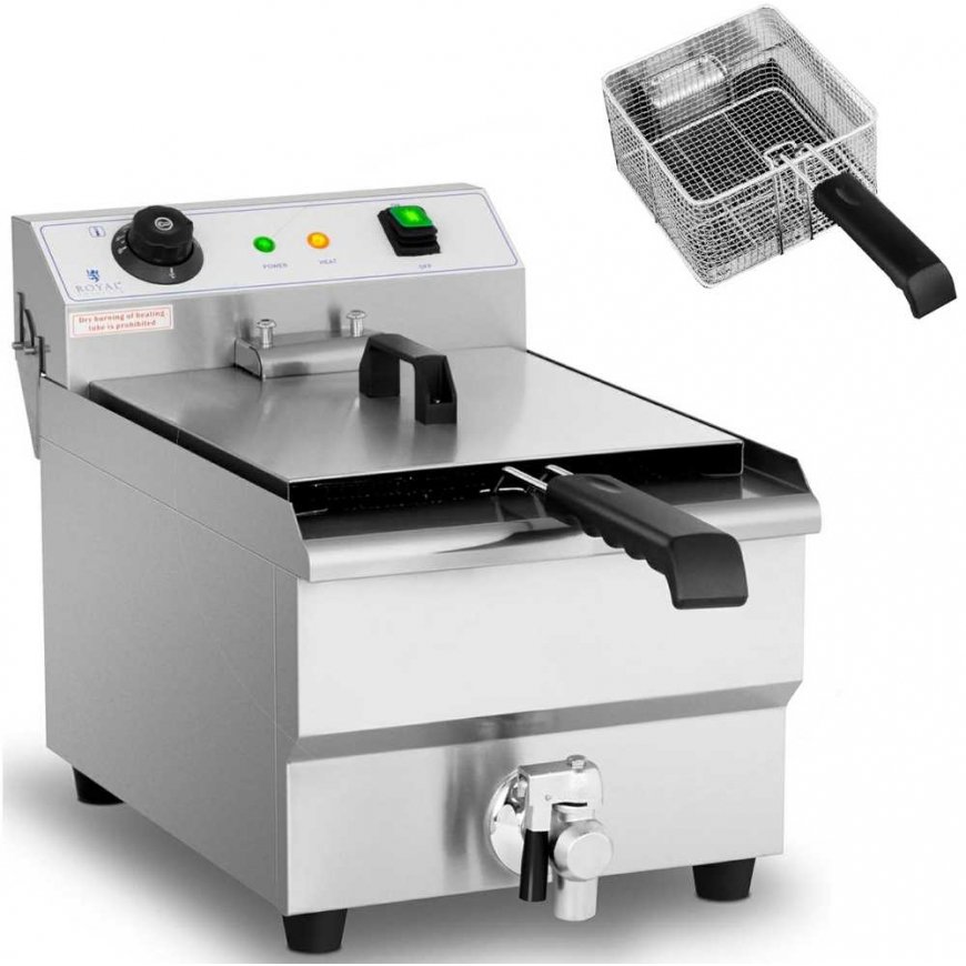 Royal Catering Gruzdintuvė elektrinė nastawna su kranem spustowym 230 V 3200 W 13 l