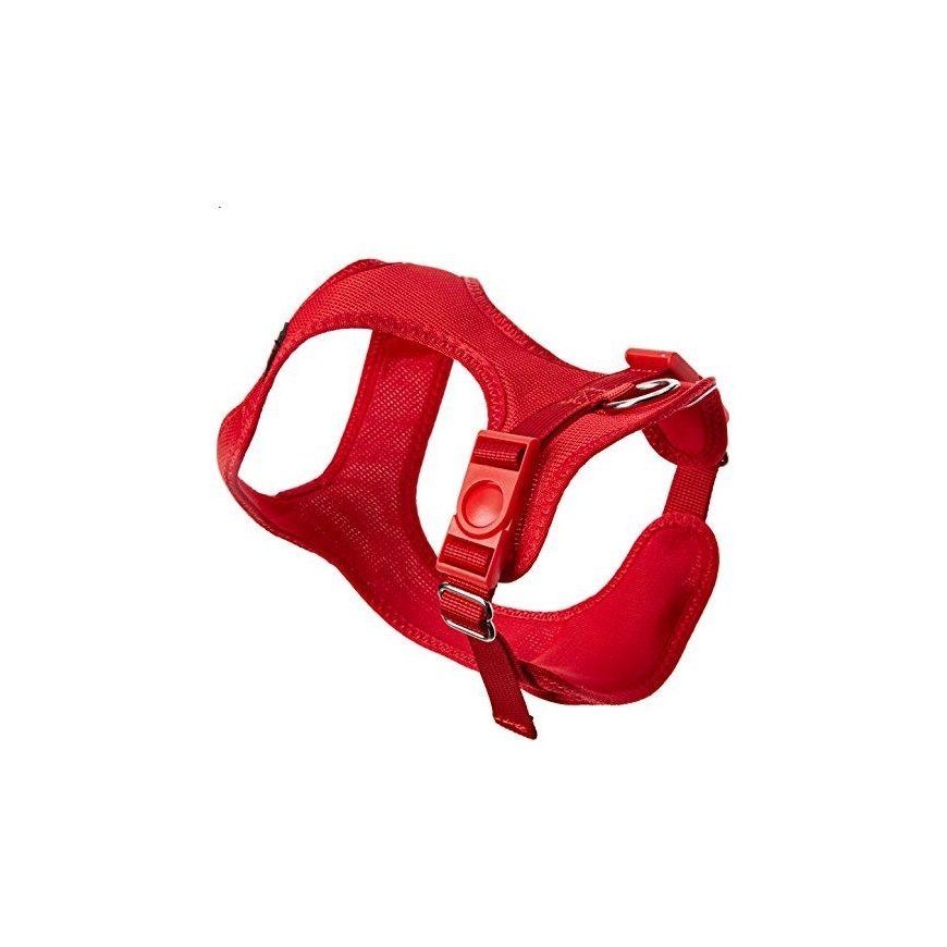 TRIXIE Comfort Soft touring petnešos, S 33-50cm/20mm, raudonos
